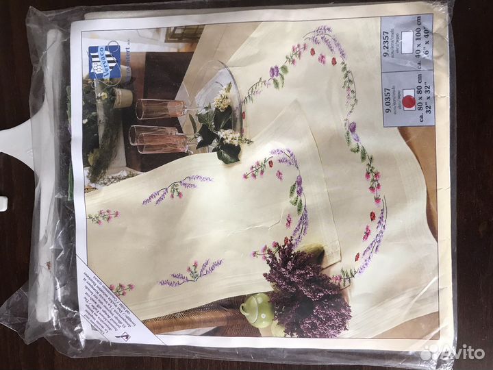 Vervaco скатерть набор для вышивания