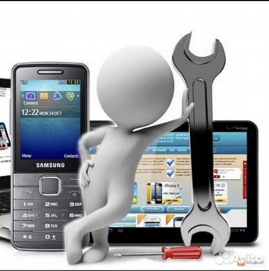 Ремонт сотовых телефонов,iPhone, samsung Nokia