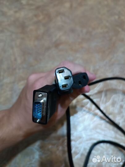 Кабель для монитора VGA 2 метра