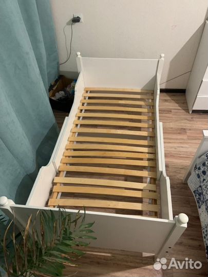 Кровать детская раздвижная икеа лексвик