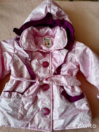 Куртки для девочки от 6 мес до 1,5 лет