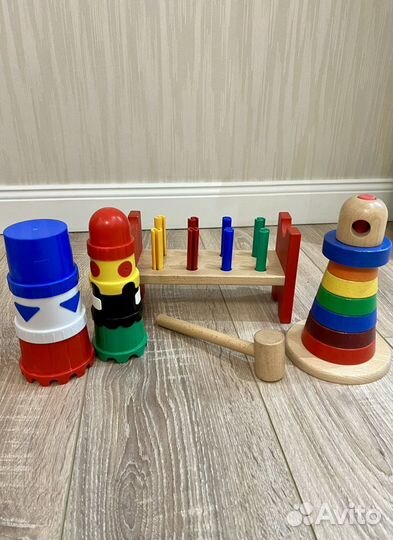 Развивающие игрушки ELC, IKEA, Hape, Tommy