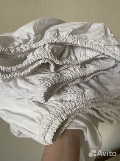 Простынь на резинке 120 60 Икеа 2 штуки