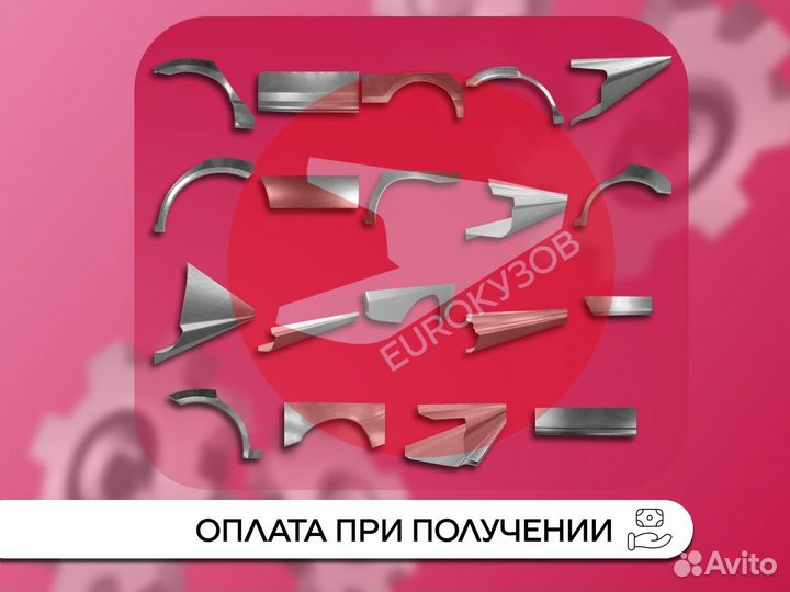 Кузовные пороги Mitsubishi iO 1 1998-2007 5 дв и д