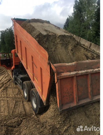 Песок карьерный