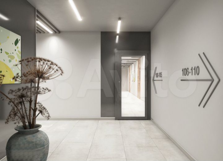 2-к. квартира, 55,4 м², 7/14 эт.