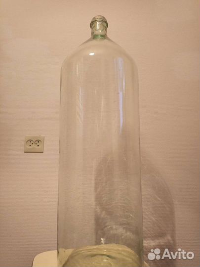 Старинная 28 литров бутыль для вина винтаж XIX век