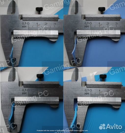 Термопрокладки силиконовые 0,5/1/1,5/2мм 6,0 Вт/мК