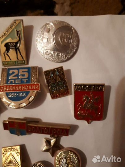 Значок городов исторических мест СССР, редкие