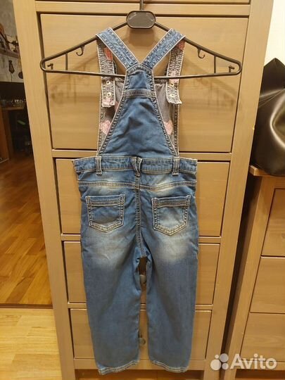 Джинсовый комбинезон для девочки 110