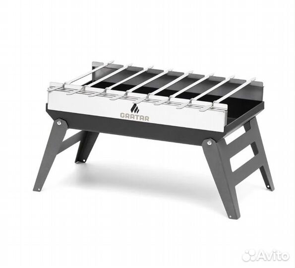 Мангал складной gratar mobile 3 в 1 55x30x31 см