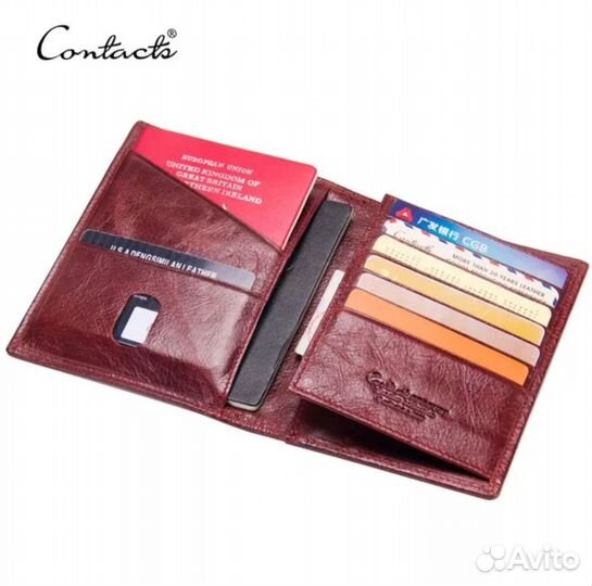 Обложка для документов из кожи