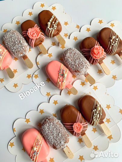 Эскимо пирожное на палочке