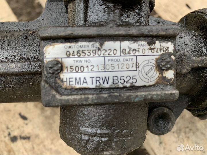 Рулевая рейка fiat albea