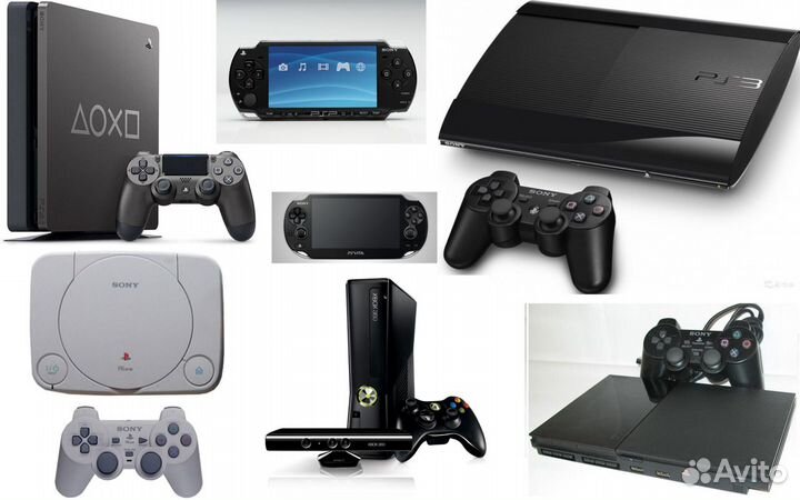 PS4 - xbox 360 - ps3 и другие игровые приставки