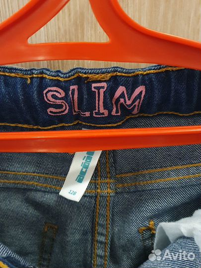 Джинсы для девочки р. 128