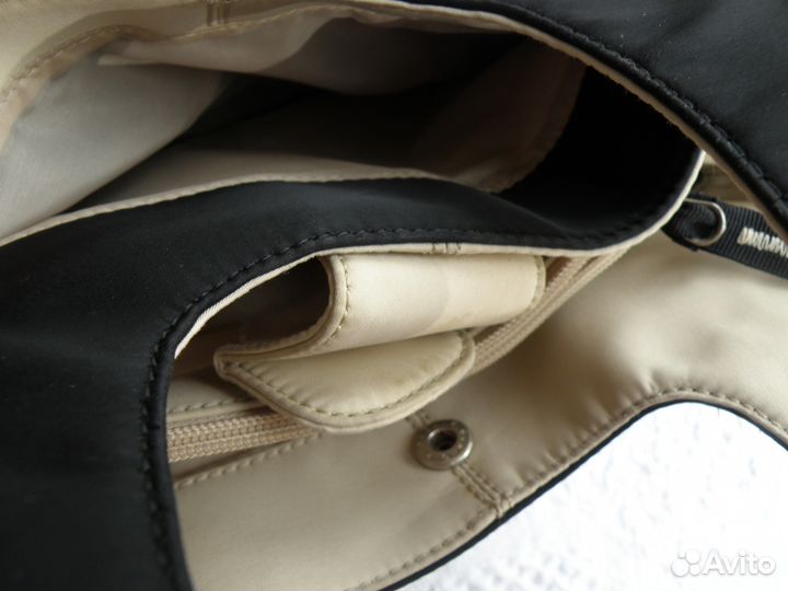 Сумочка текстильная, черная