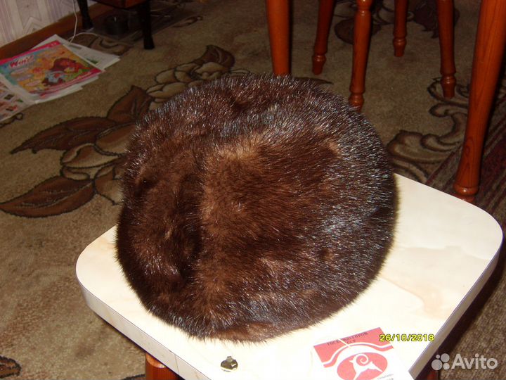 Шапка норковая новая