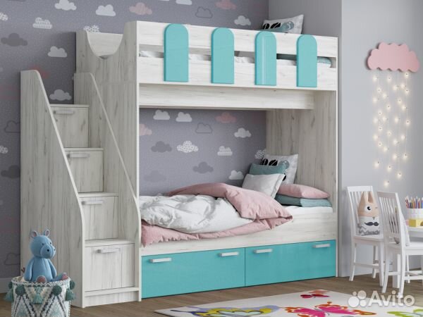 Кровать двухъярусная 