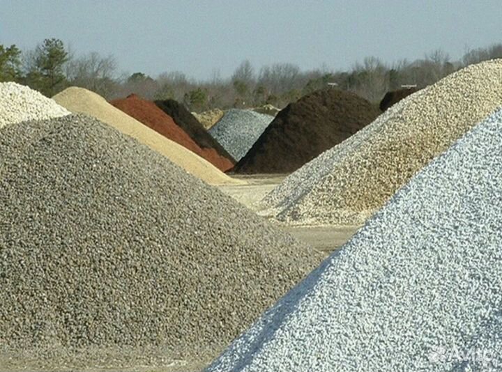 Песок щебень отсев земля доставка