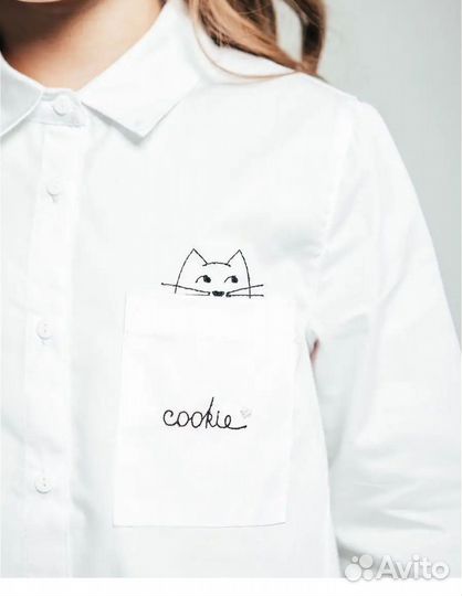 Рубашка для девочки 152 -158