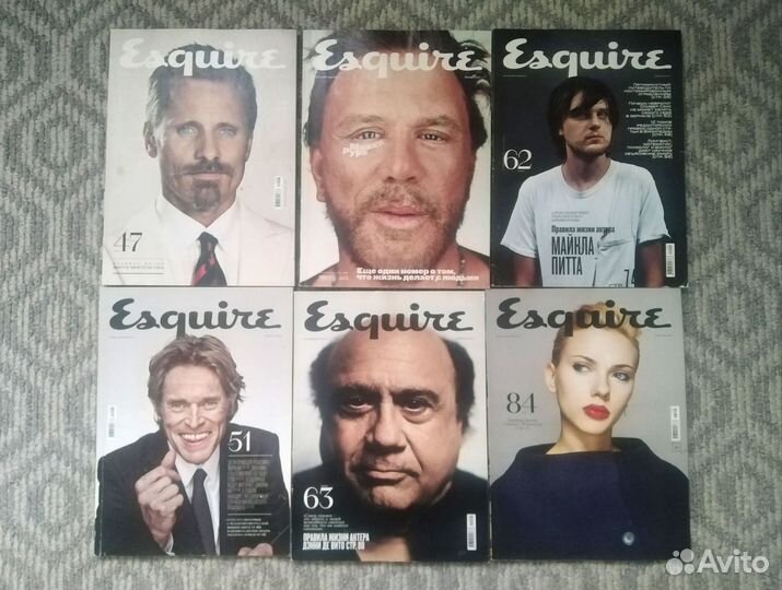 Журнал Esquire, номера за 2007 - 2015 гг