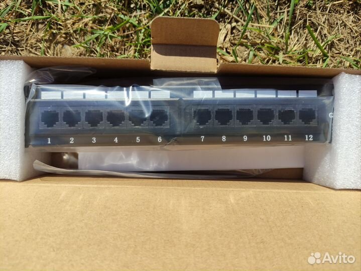 Патч панель 12 rg45 netko