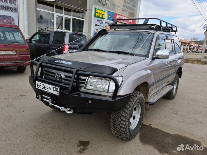 Силовой передний бампер на TLC 100/105