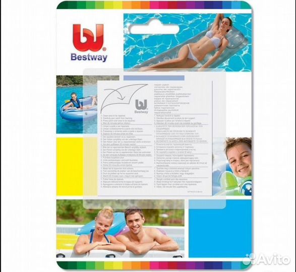 Бассейн 51005 надувной Bestway 183*33 заплатка