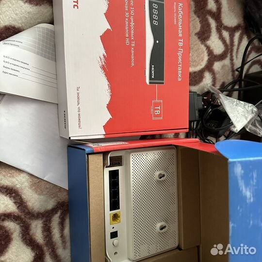 Wifi роутер и тв приставка МТС Билайн