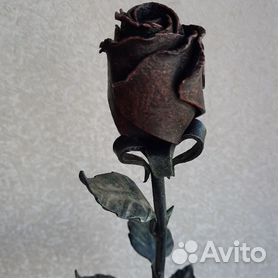 Кованая роза своими руками. Самый простой способ. #кованаяроза