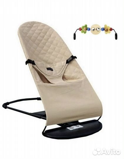 Шезлонг для новорожденных баунсер luxmon