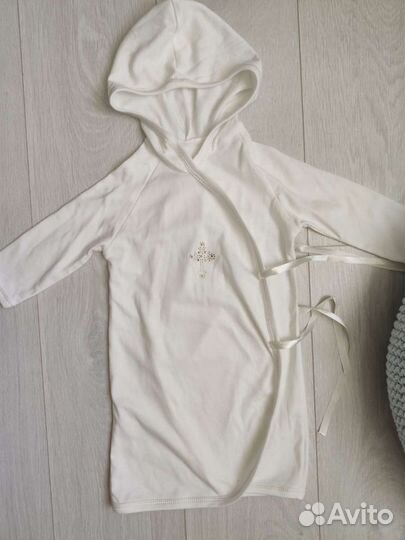 Новая Крестильная рубашка - халатик на 1-2 года