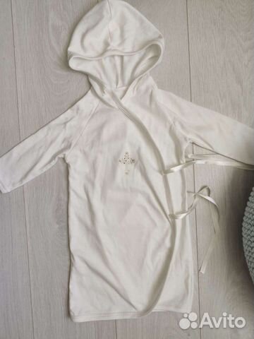 Новая Крестильная рубашка - халатик на 1-2 года