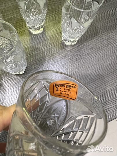 Хрустальные бокалы СССР