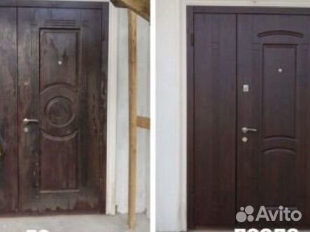 Обивка,перетяжка,обшивка дверей