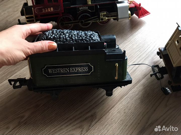 Поезд электрический western express с железной дор