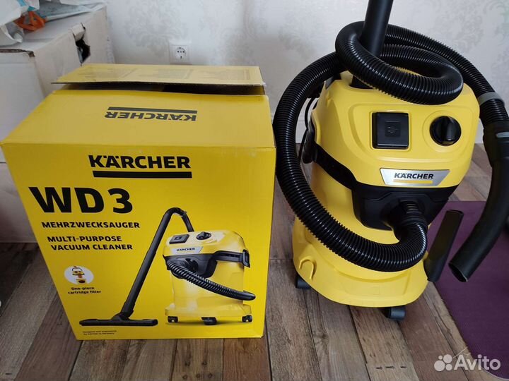 Универсальный пылесос karcher WD 3 Premium