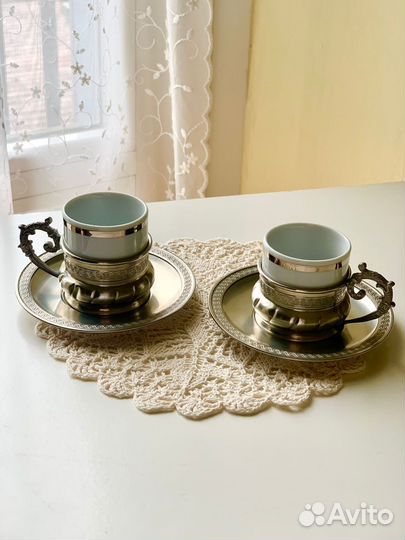 Кофейные пары олово. Италия винтаж