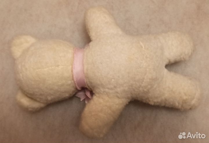 Мягкая игрушка СССР Белый мишка/медведь 30 см