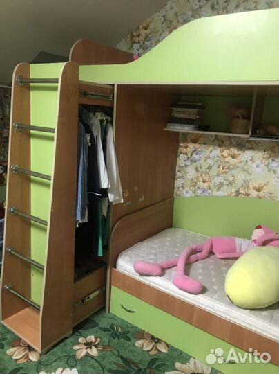 Двухярусная кровать Фанки кидз 12