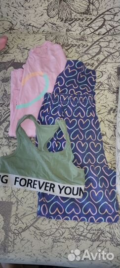 Пакет одежды на девочку 140