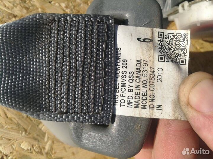 Ремень безопасности задний левый Toyota Sienna