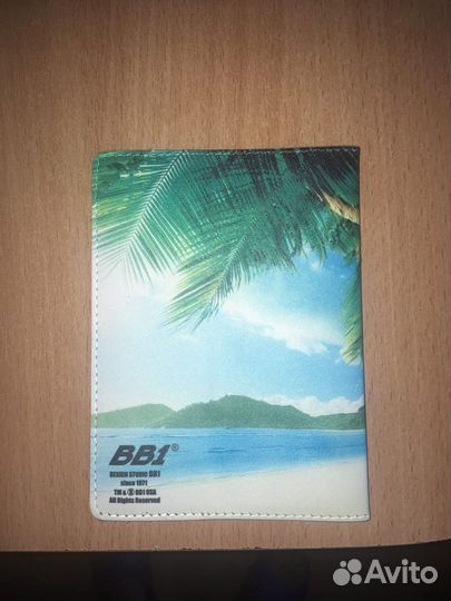 Обложка натуральная кожа на паспорт