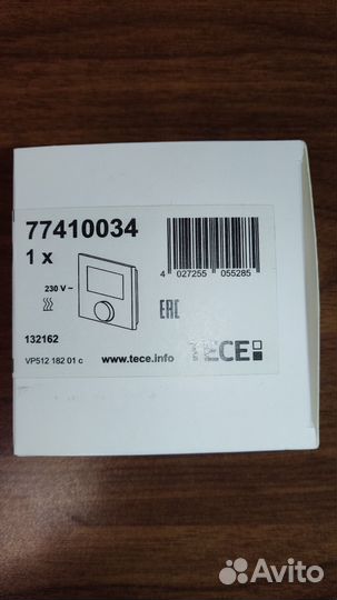 Комнатный термостат tece, с жк-дисплеем RT-D 230