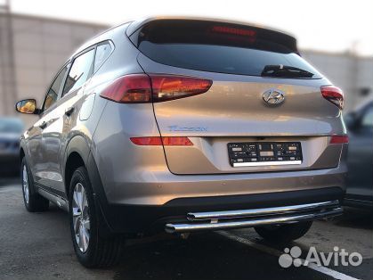 Защита заднего бампера Hyundai Tucson 2018