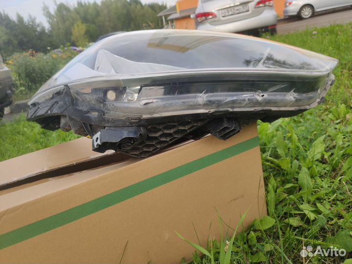 Фара на hyundai solaris 2