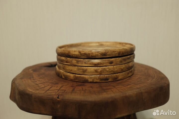 Тарелка керамическая в стиле ваби-саби