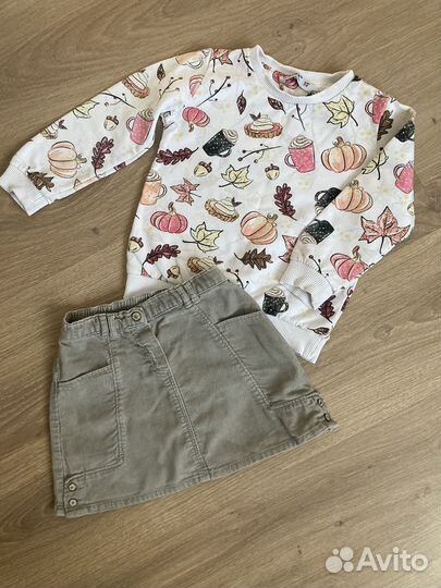 Фирменные вещи на девочку 92 98