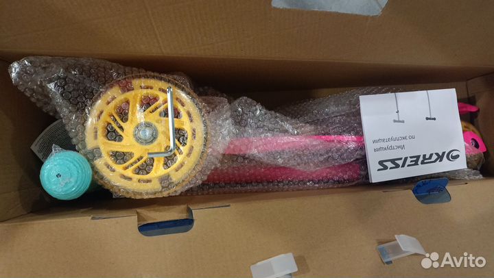 Самокат детский трехколесный kreiss